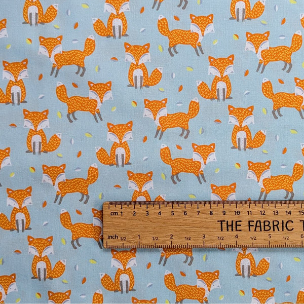 Foxes - 100% cotton - Woodland friends - Nutex
