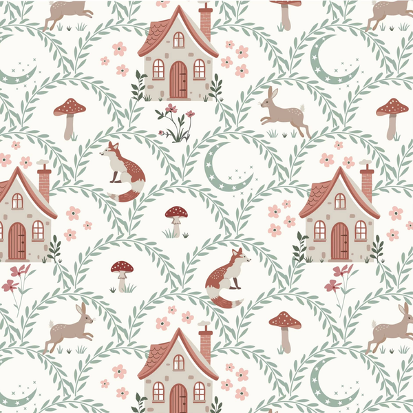 Woodside cottage 100% cotton fabric