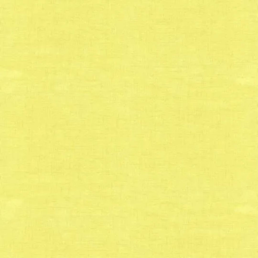 Y1 Primrose Yellow Linen Texture - 100% cotton - Makower - Linen Texture