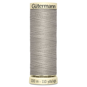 Gutermann Pastel Grey Sew All Thread 100m (118)