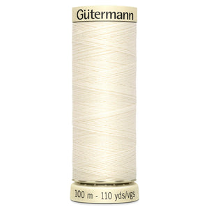 Gutermann Ivory Sew All Thread 100m (1)