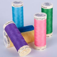 Copy of Complementing colour Gutermann sew-all thread flowers