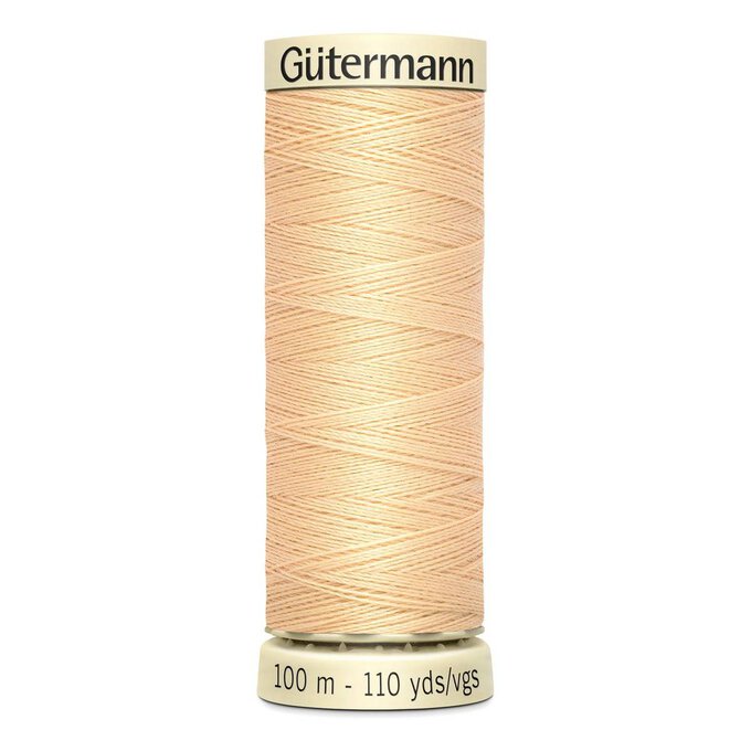 Gutermann Beige Sew All Thread 100m (6)
