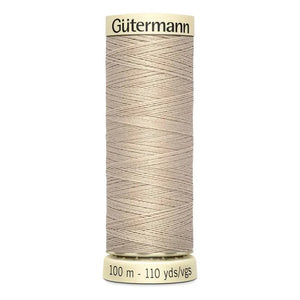 Gutermann Beige Bone Sew All Thread 100m (722)
