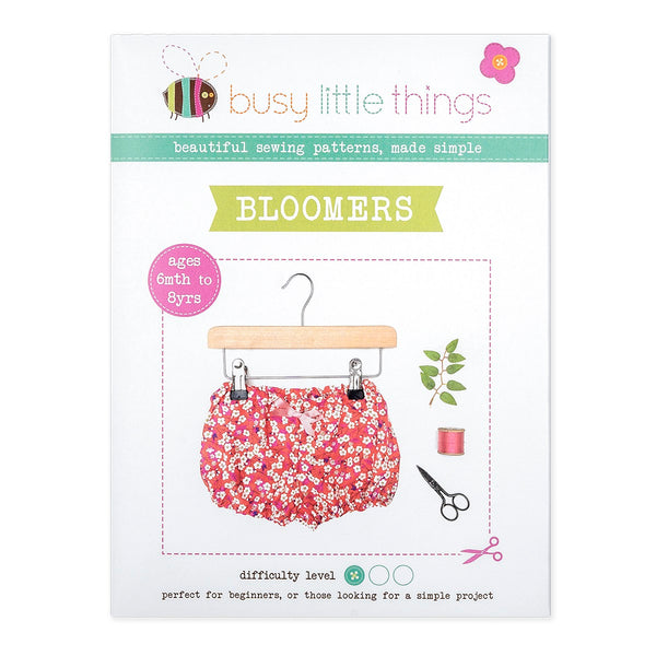 Bloomer shorts sewing pattern (Age 6 months to 8 years) - Busy Little Things