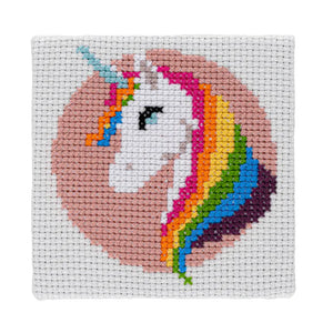 Unicorn - Mini Cross Stitch Kit - Stitchfinity