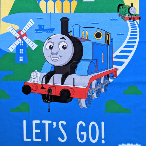 Let's Go panel - 100% cotton - Thomas the Tank Engine and Friends