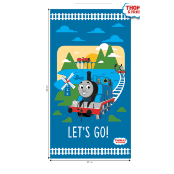 Let's Go panel - 100% cotton - Thomas the Tank Engine and Friends