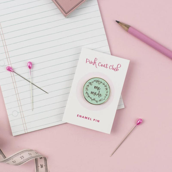 "Me made" enamel pin - Pink Coat Club