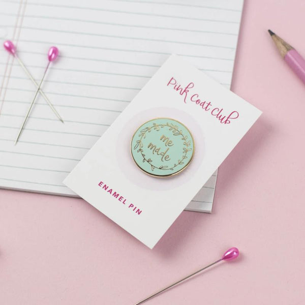 "Me made" enamel pin - Pink Coat Club